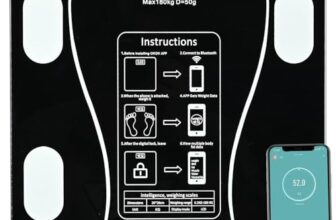 Pivalo Digital Weighing Scale for Body Weight with Bluetooth & BMI Monitoring | Smart Scale, LCD Display, 180 Kg Capacity, Weighing Machine for Home (Black, 1 Year Warranty)