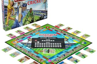 Monopoly Cricket Board Game | Cricket-Themed Monopoly Board Game for Families and Kids | for Ages 8+ | for 2 to 6 Players | Christmas Gift for Kids & Families