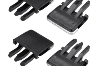 4 PCS Car Ac Vent Clip Slider, Car Ac Vent Accessories, Ac Vent Clip For Car—4Pcs Universal Adjustable Airflow Control For Most Vehicles(Black)