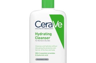 CeraVe Hydrating Cleanser For Normal To Dry Skin (473ml) – Non-Foaming Face Wash with Hyaluronic Acid And Ceramides | Non-Comedogenic, Non-Irritating And Fragrance-Free Cleanser