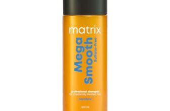 Matrix Mega Smooth Sulfate-free Shampoo with Squalene and Bonding Blend for Gentle Cleansing and Bond Repair| Smoothens Hair | Safe for Chemically Treated Hair 200ml