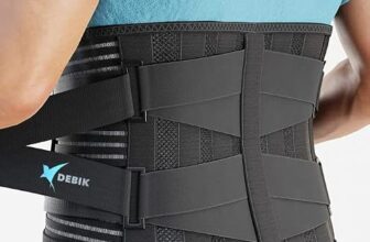 DEBIK Lumbar Lower Back Pain Relief Brace For Orthopedic Sacral Waist Back Support,Tailbone Back Posture Corrector Lumbar Pain Belt(Universal(Waist Size :-S,M,L,Xl))Plastic & Aluminium,One Size