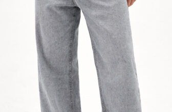 DEYLIGHT Loose Fit Men Grey Jeans