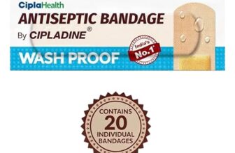 Cipladine Antiseptic Bandage – 20 Count | Wash Proof | Strong Adhesiveness