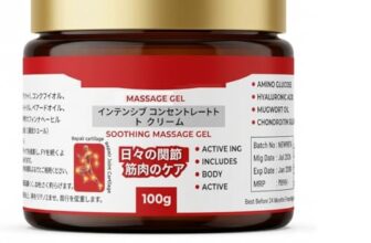 Japanese Instant Pain Relief Soothing Massage Gel | Fast-Acting Muscle & Joint Comfort | With Mugwort Oil, Camphor & Lactic Acid | Relief for Back, Neck, Shoulders & Knees (100 gm)
