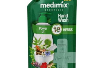 Medimix Ayurvedic 18 Herbs Hand Wash Refill For Soft & Odour-Free Hands 675ml | 99.9% Germ Protection | Shop Herbal | Natural | Soap-free | 100% Vegan
