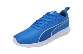 Puma Mens Keftrun Racing Blue-Speed Green-White Sneaker – 11 UK (39583303)