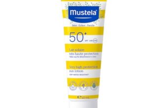 Mustela Sunscreen SPF 50-40ml: Broad Spectrum Protection for Sensitive Skin, Water Resistant Formula for Babies and Adults