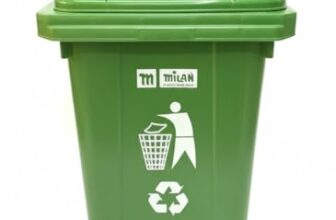 Milan Plastic Garbage Waste Dustbin with Step-On Pedal 65 Ltr Assorted