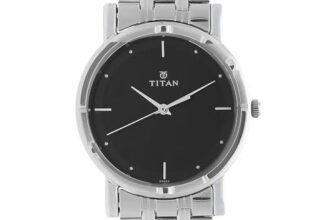 Titan Karishma Analog Black Dial Men’s Watch -NM1639SM02 / NL1639SM02