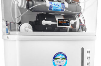 Aqua Frisch AF-001 12 L RO + UV + UF + Copper + Alkaline + Minerals Water Purifier(White)