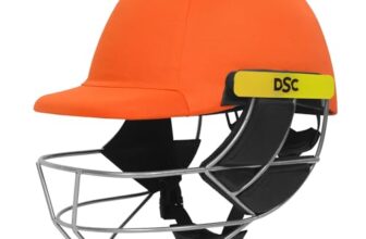 DSC Avenger Pro 2.0 Cricket Helmet Size: Medium (Orange)