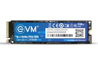 EVM 256GB NVMe M.2 SSD 2280 | PCIe Gen 3×4 Internal SSD | Up to 3000MB/s Read 2000MB/s Write | High Speed Storage for Laptop Desktop Gaming | 5 Year Warranty (EVMNV-256GB)