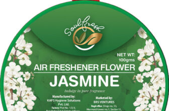 Soulfresh Air Freshener flowers, for bathroom & toilet, Fragrance jasmine Blocks(100 g)