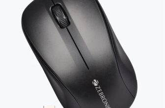 ZEBRONICS Zeb Pace Right Handed Optical Mouse(2.4GHz Wireless, Black)