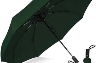 ORANCE 3 Fold Fully Automatic Rain UV Protection Portable Foldable Travel Umbrella Umbrella(Green)