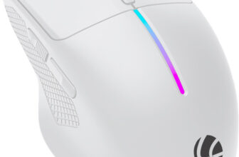 LAPCARE Swift Click Ergonomic Laser  Gaming Mouse(2.4GHz Wireless, Bluetooth, White)