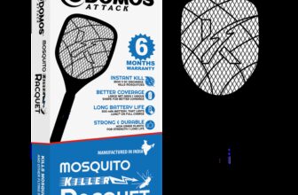 Odomos Attack mosquito killer racquet Electric Insect Killer Indoor(Bat)