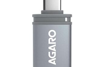 AGARO Blaze USB 3.0 to Type C OTG Adapter, Compatible with Thunderbolt to USB Adapter, Laptops Including MacBook Pro, Air and All Type-C Devices, Portable and High-Speed Data Transfer