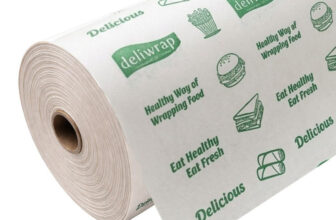Kcofoil Deliwrap 1 kg Food Wrapping Roll for Kitchen, Baking and Roti Wrap, Parchment Paper(99 m)
