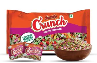 Sweety Crunch Mouth Freshener | Crunchy and Sweet Mukhwas | Pack of 70 Sachets | After Meal Freshener