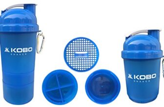 Kobo Shaker Sipper Bottle 400 ml with 2 Compartment (Imported)