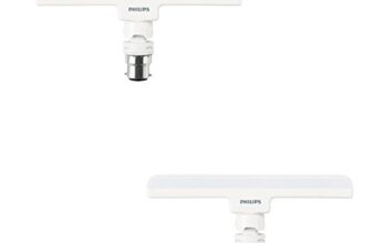 PHILIPS 8W B22 LED Cool Day Light Bulb, Pack of 2