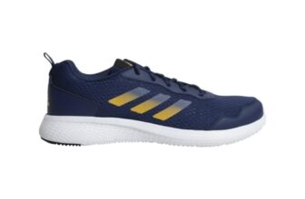 adidas Men Synthetic Restound M Running Shoes, NGTSKY/ACTGOL/LUCBLU, UK-10