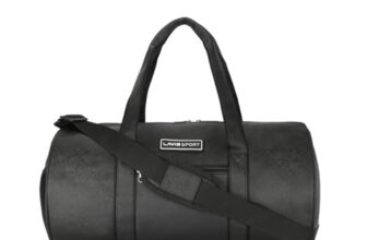 Lavie Sport Olympic Leatherette Unisex Travel Duffle Bag | Stylish & Spacious Weekender Travel Bag | Duffle Bag for Gym, Sports, Training