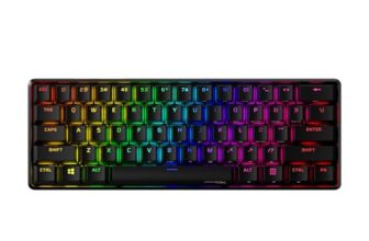 Hyperx Alloy Origins 60 – USB-C Mechanical Gaming Keyboard – Ultra Compact 60% Form Factor – (Aqua Switch) – Double Shot Pbt Keycaps – RGB Led Backlit – Ngenuity Software Compatible (56R61AA#ABA)