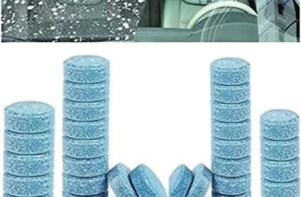 AutoGleam 10 pcs Car Windshield Cleaning Tablets, Car Glass Cleaner Tablet Concentrate Vehicle Glass Cleaner(10 g)