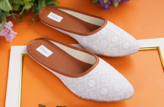 Clorigs Clorigs ethnic Comfortable handmade || Handcraft Jutis For Women(White , 4)