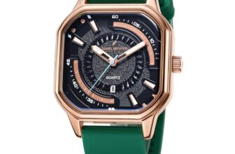 Daniel Hechter Paris Rivoli Collection Modern Analog Watch for Men with Octagon Dial and Silicon Band-DHM1003