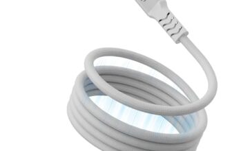 Zebronics Type C – Type C Magnetic Braided Cable, 60 Watts, Upto 480Mbps Data Sync, Fast Charging, 1 M, Compatible with iPhone 15 & 16 Series, iPad, MacBook, Samsung, Android (Wattz 60MCC1, White)