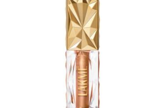 Lakme Be-jewel Satin Eye Tint |One-Step Liquid Eyeshadow | Air light Mousse Texture Waterproof – 08 Goddess 4.5ml