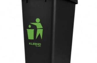 CELLO Plastic Swing-Lid Garbage Dustbin (48 Ltr, Green/Blue/Black)