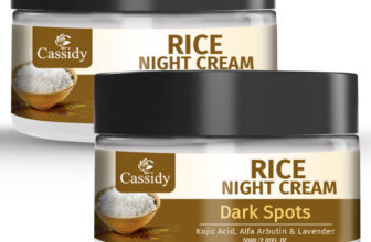 CASSIDY Rice Night Cream for Dark Spots with Deep Moisturization 50ml ( Pack Of 2)(50 ml)