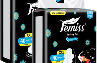 Femiss Sanitary Pads for Women and Girls Trifold pads(XXXL-Size, 320 MM, (40 Pads Each) Sanitary Pad(Pack of 2)