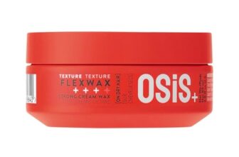Schwarzkopf Professional OSiS+ Flexwax Strong Hair styling Cream Wax I Provides grip and natural shine I Easy to Apply and Wash | Medium Hold | Matte Finish with Volume – 85ml