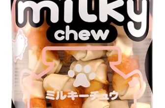 Dogaholic Milky Chew Dog Treats Real Chicken and Milk Protein Rich Dog Snacks Healthy Chewy Dog Treats for Puppies & Adult Dogs Calcium Rich Training Reward Treats (Pack of 1, Chicken Bone Style)