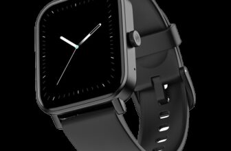 Noise Icon 2 Gen 2 – 1.81 Display, BT Calling, 500 NITS Brightness Smartwatch(Jet Black Strap, Regular)