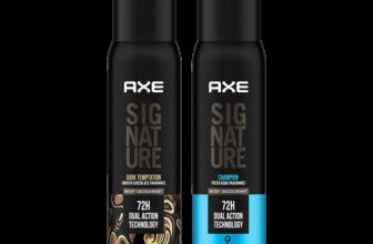 AXE SIGNATURE SIGNATURE Dark Temptation and Champion Deodorant No Gas Body Perfume Deodorant Spray  –  For Men(400 ml, Pack of 2)