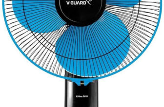 V-Guard Esfera SW N (Blue Black) | High Speed | Decorative | ABS Body | 3-Speed with 2 Year Warranty 400 mm Wall Fan(Blue Black | Pack of 1)