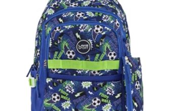 Lavie Sport soccer Laptop Backpack | 36 Liters | Fits Upto 16 Inch | Laptop Compatiable | Rain Cover | Gift for Boys & Girls