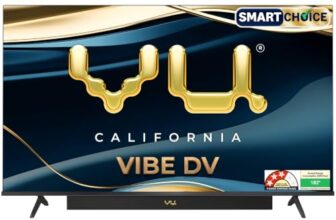 Vu Smartchoice 139cm (55 inches) Vibe Series 4K QLED Smart Google TV 55VIBE-DV