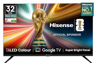 Hisense 80 cm (32 inches) E5S Series HD Ready Smart Hi-QLED Google TV 32E5S