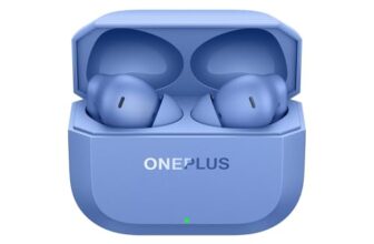 OnePlus Nord Buds 3r TWS Earbuds up to 54 Hours Playback, 2-mic Clear Calls, 3D Spatial Audio, AI Translation, 12.4mm Drivers, Dual-Device Connectivity, 47ms Low Latency – Aura Blue