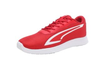 PUMA | Tychonic Men’s Sneakers | White-for All Time Red | 11UK