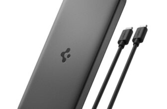Spigen 10000 mAh 22.5 W Power Bank(Black, Lithium Polymer, Fast Charging for Mobile)