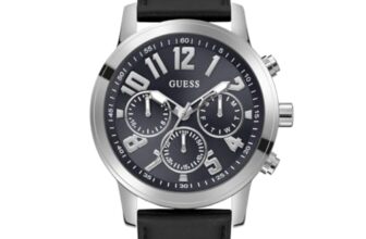 Guess Round 44mm Blue Dial Analog Men Watch – GW0709G1